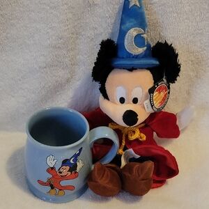 Disney Sorcerer Mickey Plush and Mug Set